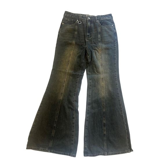 Terrain Incognita Flared Vintage Baggy‎ Jeans Boot Cut Faded Y2K Style XL